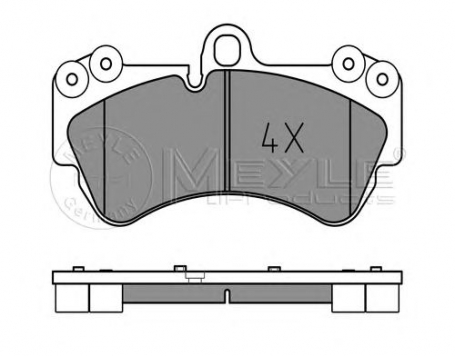 PASTIGLIE FRENO ANTERIORI PORSCHE CAYENNE V8 - VOLKSWAGEN TUAREG 2.5 TDI - 3.2 V6 BREMBO P85069 CASSA 60/A