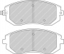 PASTIGLIE FRENO ANTERIORI SUBARU FOREST CASSA 60/A