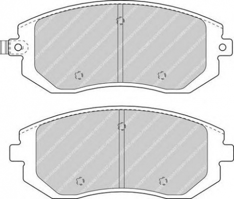 PASTIGLIE FRENO ANTERIORI SUBARU FOREST CASSA 60/A
