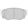 PASTIGLIE FRENO ANTERIORI MAZDA FIDI D3122M CASSA 61/A