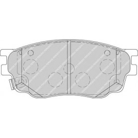 PASTIGLIE FRENO ANTERIORI MAZDA FIDI D3122M CASSA 61/A
