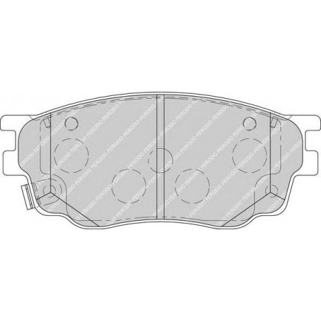 PASTIGLIE FRENO ANTERIORI MAZDA FIDI D3122M CASSA 61/A