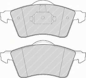 FDB1163 - PASTIGLIE FRENO ANTERIORI VOLKSWAGEN TRASPORTER CASSA 63/A