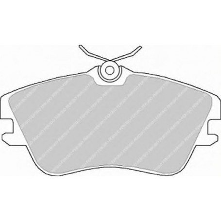 PASTIGLIE FRENO ANTERIORI VOLKSWAGEN TRASPORTER TRW GDB1092 - TICROULANDS 511TR62C53 - CASSA 64/A