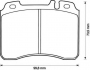 PASTIGLIE FRENO ANTERIORI MERCEDES - BENZ DISPONIBILI PAGID T1036 CASSA 66/A