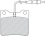 FDB619 - PASTIGLIE FRENO POSTERIORI PEUGEOT 605 - 406 - DISPONIBILI FERODO FDB 619 CASSA 66/A
