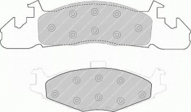 PASTIGLIE FRENO ANTERIORE JEEP - CRYSLER CASSA 66/A DISPONIBILE FERODO FDB926