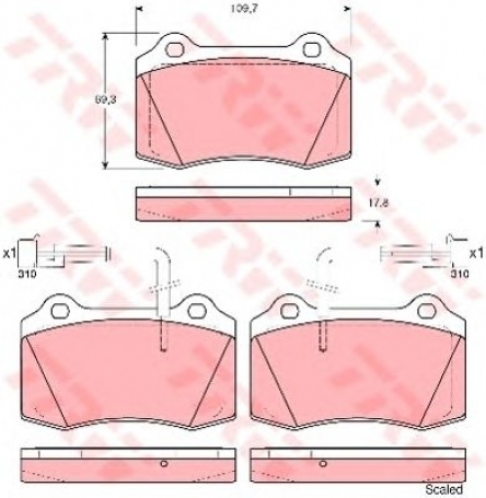 PASTIGLIE FRENO ANTERIORI LANCIA DELTA INTEGRALE DISPONIBILI GALFER CASSA 67/A
