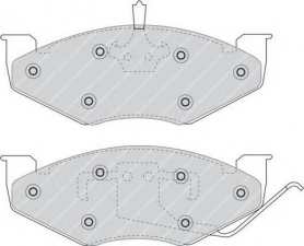 PASTIGLIE FRENO ANTERIORI CHRYSLER GRAN VOYAGER I CASSA 71/A DISPONIBILI FERODO