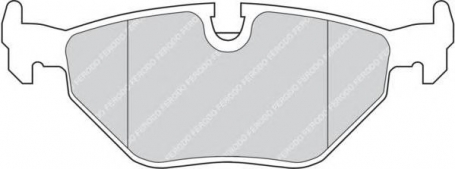 PASTIGLIE FRENO POSTERIORI BMW SERIE 3 (E36) CASSA 72/A