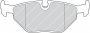 FDB578 - PASTIGLIE FRENO POSTERIORI BMW SERIE 3 (E36) CASSA 72/A