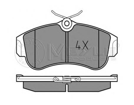 FDB604 - PASTIGLIE FRENO ANTERIORI ROVER 111 CASSA 73/A