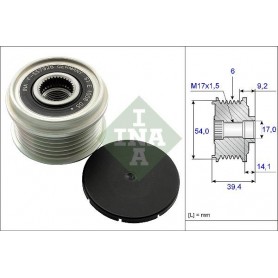 TB1790 PULEGGIA ALTERNATORE ALFA FIAT LANCIA OPEL MOTORI 1.3 MULTYJET