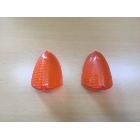 PLASTICA FANALE ANTERIORE AUTOBIANCHI BIANCHINA COLORE ARANCIO CASSA 92/B