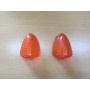 PLASTICA FANALE ANTERIORE DX - SX AUTOBIANCHI BIANCHINA COLORE ARANCIO CASSA 92/B