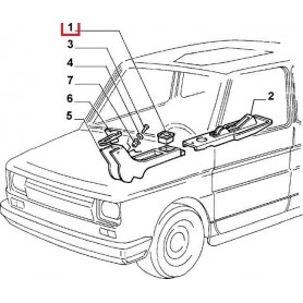 POSACENERE FIAT 126BIS CASSA 96/A