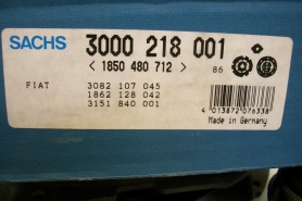 KIT FRIZIONE FIAT 127 1.0 FIAT UNO 1.1 DAL 1983 AL 19989 LANCIA Y10 1.1 IE DISPONIBILE SACHS 3000218001