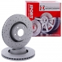 V981 COPPIA DISCHI FRENO ANTERIORE AUDI A4 - A5 ZIMMERMANN 100333052 VENTILATO E FORATO