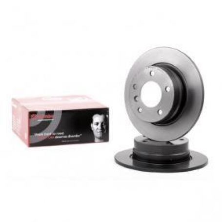 COPPIA DISCHI FRENO POSTERIORI BMW SERIE 1 (E81) (E87) DAL 2004 AL 2012 BREMBO 08978711