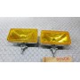 FARI ANTINEBBIA BOSCH 0305851004 ACCIAIO CROMATO E VETRO GIALLO CASSA 137/A