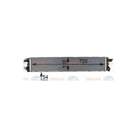 8MK376701151 BHER HELLA RADIATORE INTERCOOLER AUDI A4 - A5 - A6 - A8 Q5 OE 4G0145804D