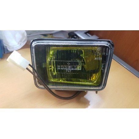 FARO ANTINEBBIA SINISTRO AUTOBIANCHI Y10 PRIMA SERIE GIALLO SCAFF.FARI PIAN.6