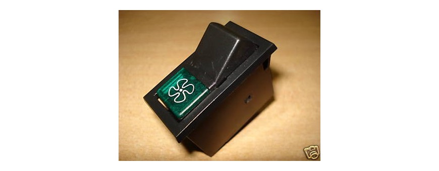 INTERRUTTORI VENTOLA E CLIMATIZZATORE